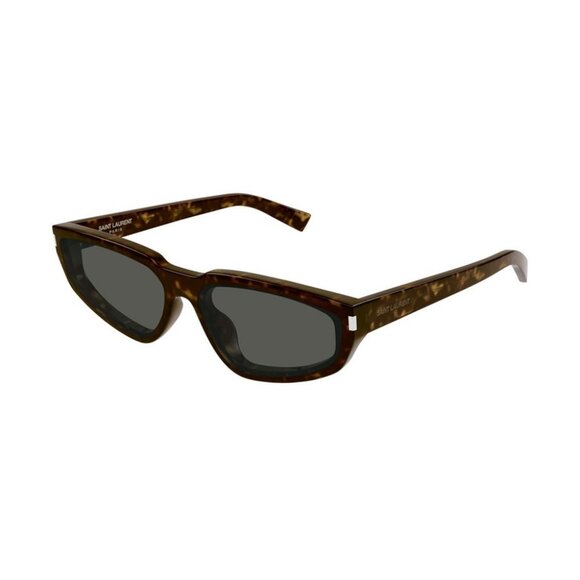 NEW SL634 NOVA 002 SAINT LAURENT SUNGLASSES WOMEN HAVANA OVAL EYEWEAR - Picture 1 of 4